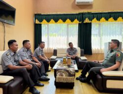 Kalapas Narkotika Pamekasan dan Kodim 0826 Pamekasan Jalin Silaturahmi untuk Perkuat Kerja Sama 