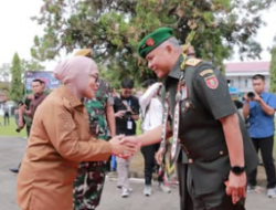 Wali Kota Bontang Neni Moerniaeni Sambut Kedatangan Pangdam VI/Mulawarman
