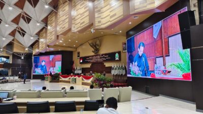 Juru Bicara Fraksi PKS, Subandi Dalam Rapat Paripurna ke-19 DPRD Kaltim yang digelar Selasa (17/6/2025)