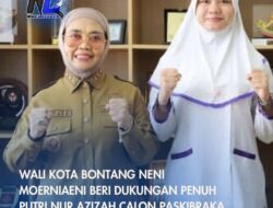 Wali Kota Bontang Neni Moerniaeni Beri Dukungan Penuh Putri Nur Azizah Calon Paskibraka Nasional 2025
