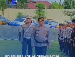 Polres Berau Gelar Operasi Patuh Mahakam 2025