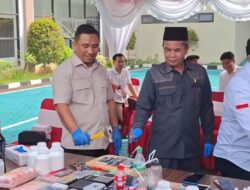 Wakil Ketua II DPRD Berau Sumadi Hadiri Pemusnahan Barang Bukti di Kejari Berau