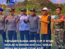Turnamen Buana Meru Cup VI Resmi Digelar di Merancang Ulu, Sekkab Berau: Ini Ajang Cetak Atlet Berprestasi!