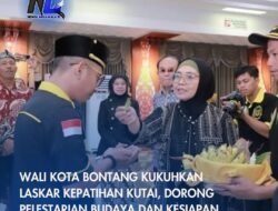 Wali Kota Bontang Kukuhkan Laskar Kepatihan Kutai, Dorong Pelestarian Budaya dan Kesiapan Hadapi IKN