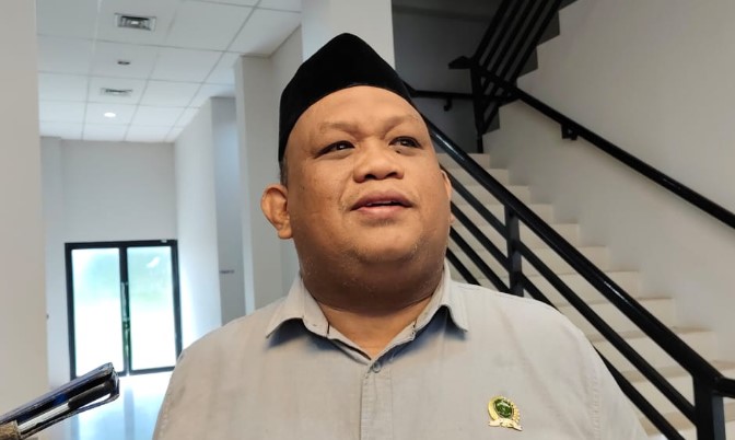 Anggota Komisi IV DPRD Kaltim, Agusriansyah Ridwan saat diwawancarai di Ruang Fraksi PKS DPRD Kaltim, Senin (7/7/2025)