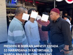 Presiden RI Berikan Amnesti kepada 53 Narapidana di Kaltimtara, 3 Warga Binaan Rutan Tanjung Redeb Resmi Dibebaskan