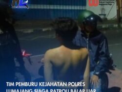 Tim Pemburu Kejahatan Polres Lumajang Siaga Patroli Balap Liar Disejumlah Titik Ruas Jalan