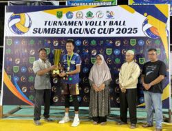 Final Turnamen Voli Putra-Putri Sumber Agung Cup 2025 Meriahkan HUT ke-14 Kampung Sumber Agung