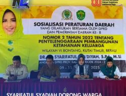 Syarifatul Syadiah Dorong Warga Berau Perkuat Ketahanan Keluarga