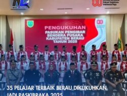 35 Pelajar Terbaik Berau Dikukuhkan Jadi Paskibraka 2025