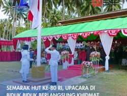 Semarak HUT ke-80 RI, Upacara di Biduk Biduk Berlangsung Khidmat dan Meriah