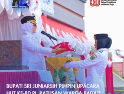 Bupati Sri Juniarsih Pimpin Upacara HUT ke-80 RI, Ratusan Warga Padati Lapangan Pemuda