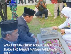 Wakil Ketua II DPRD Berau, Sumadi, Ziarah ke Taman Makam Pahlawan Berau