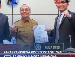 Rapat Paripurna DPRD Bontang: Wali Kota Sampaikan Nota Keuangan APBD Perubahan 2025