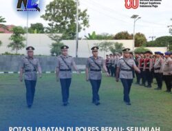 Rotasi Jabatan di Polres Berau: Sejumlah Perwira Polisi Resmi Bergeser