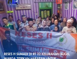 Reses H Sumadi di RT 22 Kelurahan Bugis, Warga Titipkan Harapan untuk Infrastruktur dan Pendidikan