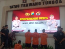 5 Pelaku Curanmor Di Gelandang Polres Pamekasan, 1 Tersangka Lain Buron