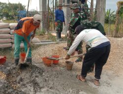 Mencapai 70 Persen, Pembangunan Tandon Air oleh Satgas TMMD Siap Membantu Kebutuhan Air Bersih Warga