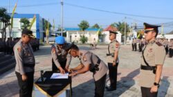 Pergantian Jabatan di Polres Pamekasan: Kapolres Pimpin Sertijab