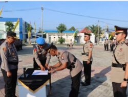 Pergantian Jabatan di Polres Pamekasan: Kapolres Pimpin Sertijab