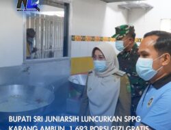 Bupati Sri Juniarsih Luncurkan SPPG Karang Ambun, 1.693 Porsi Gizi Gratis Tiap Hari