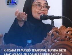 Khidmat di Masjid Terapung, Bunda Neni Ajak Warga Teladani Rasulullah dan Jaga Harmoni Bontang