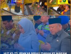 HUT ke-72, Pemkab Berau Ziarah ke Makam Aji Surya Nata Kusuma