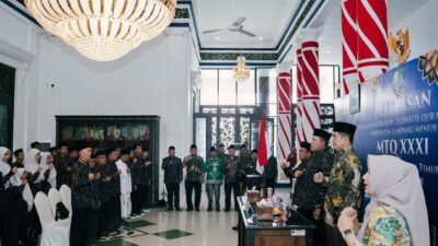 41 Kafilah untuk mengikuti MTQ XXXI di Jember dilepas oleh Bupati Sampang penuh Bahagia dan Haru di Pendopo