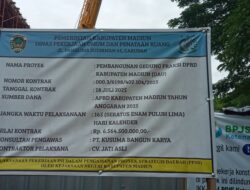 CV Jati Asli Yakin Bisa Selesaikan Tepat Waktu, Pembangunan Gedung Fraksi DPRD Kab. Madiun Target Progres 80 Persen Akhir November