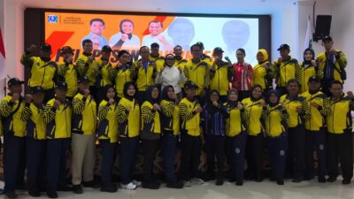 Wali Kota Bontang Neni Moerniaeni melepas 208 atlet Bontang yang akan berlaga di Popda Kaltim 2025. (DISKOMINFO BONTANG)