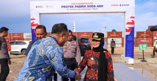 Groundbreaking Pabrik Soda Ash PT PKT Bontang 2025 (Foto: Prokompim Bontang)