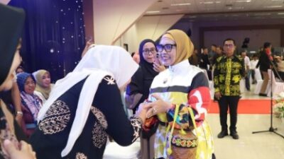 Wali Kota Bontang, Neni Moerniaeni, menghadiri Grand Final Pemilihan Duta Anti Narkoba Kota Bontang Tahun 2025, Senin malam (17/11/2025)