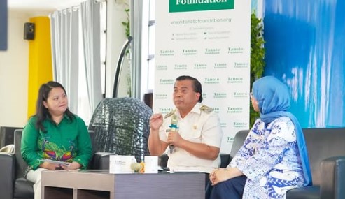 Wakil Wali Kota Bontang, Agus Haris, dalam Talk Show bertajuk “Kolaborasi Daerah untuk Pendidikan Berkualitas”