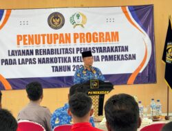 Penutupan Program Rehabilitasi Lapas Narkotika Pamekasan TA 2025 dengan Hasil Positif