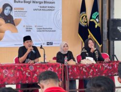 Lapas Narkotika Pamekasan Ajak WBP Tulis Surat Rindu untuk Keluarga melalui Workshop Penciptaan Anologi Buku.