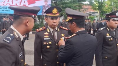 37 Personil Polres Terima Penghargaan Satyalancana dari Kapolres AKBP Hartono