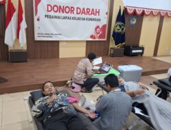 Peduli Kemanusiaan, Lapas Kelas IIA Kuningan Gelar Donor Darah Rutin