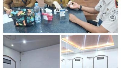 Dukung Kesehatan Petugas, Lapas Kelas IIA Kuningan Gelar Skrining Penyakit Tidak Menular