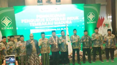 KITMAS Pamekasan Resmi dikukuhkan Menteri Koperasi Ferry Juliantono, Menjadi Lumbung Tembakau Madura 