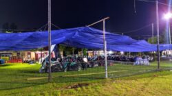 Polisi Pamekasan Beri Terpal Melindungi Motor Hasil Razia Patroli Hunting Sitem 