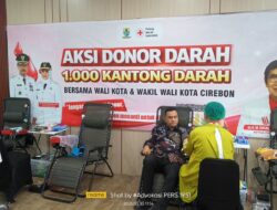 Wujudkan Kepedulian Sesama, Insan Pers dan Warga Kota Cirebon Antusias Ikuti Aksi Donor Darah
