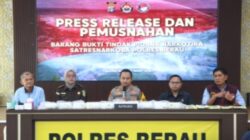 Kapolres Berau Resmikan Revitalisasi Jembatan Merah Putih, Wujud Kepedulian pada Masyarakat