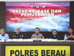 Kapolres Berau Resmikan Revitalisasi Jembatan Merah Putih, Wujud Kepedulian pada Masyarakat