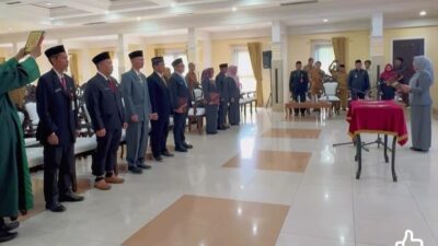 Rotasi Pejabat Berau, 11 Jabatan Tinggi Pratama Dilantik, Bupati Beri Pesan Penting