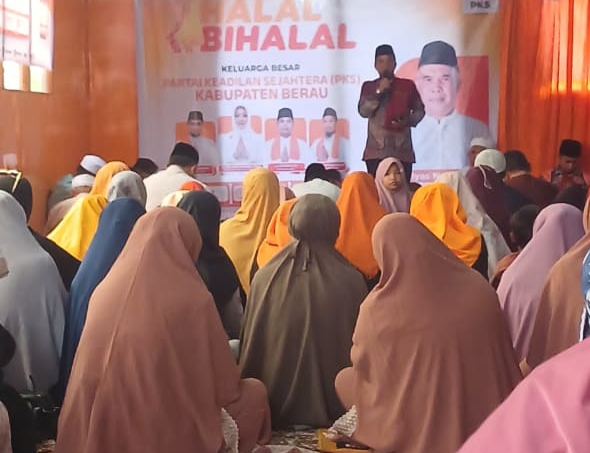 Foto : PKS gelar Halal Bihalal siap dengan gebrakan dengan target 7 kursi di Dewan, Minggu 12/4/2026.