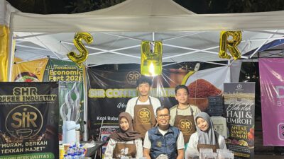 Dari Ruang Kelas ke Dunia Usaha,  Ahmad Suhri Hadirkan SHR Coffee di Economic Fest.