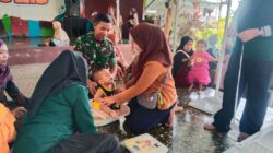 Babinsa Sertu Sudirman Jadi Garda Terdepan, Dampingi Posyandu Melati Kelurahan Kangenan Cegah Stunting