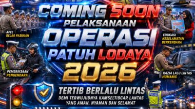 Siap-siap, Operasi Patuh Lodaya 2026 Akan Sasar 11 Pelanggaran Prioritas