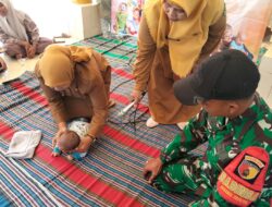 Cuaca Panas Ekstrem Ancam Balita, Babinsa Larangan Gerak Cepat Gandeng Bidan di Panaguan