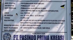 Kontraktor Jelaskan Detail Pekerjaan Jalan Rp 1.882?640.968 di Pasaman Tanggapi Sorotan Warga